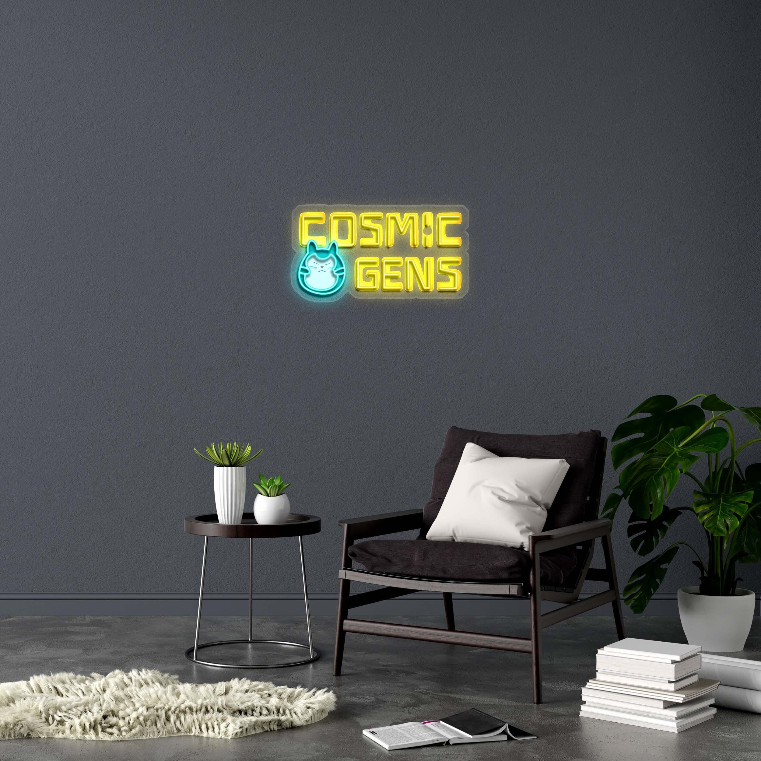 COSMIC GENS - Premium Neon Artwork
