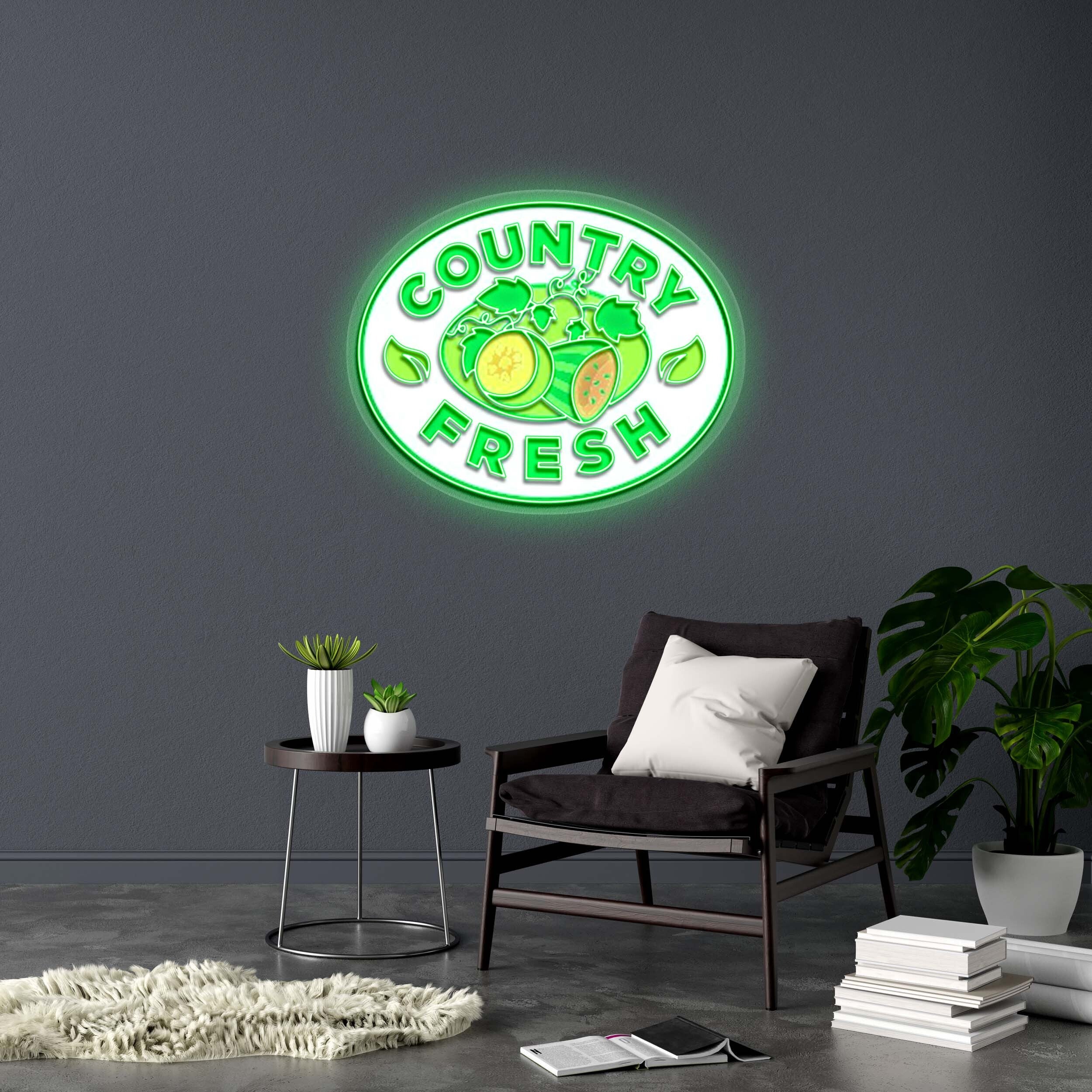 COUNTRY FRESH - Premium Neon Artwork