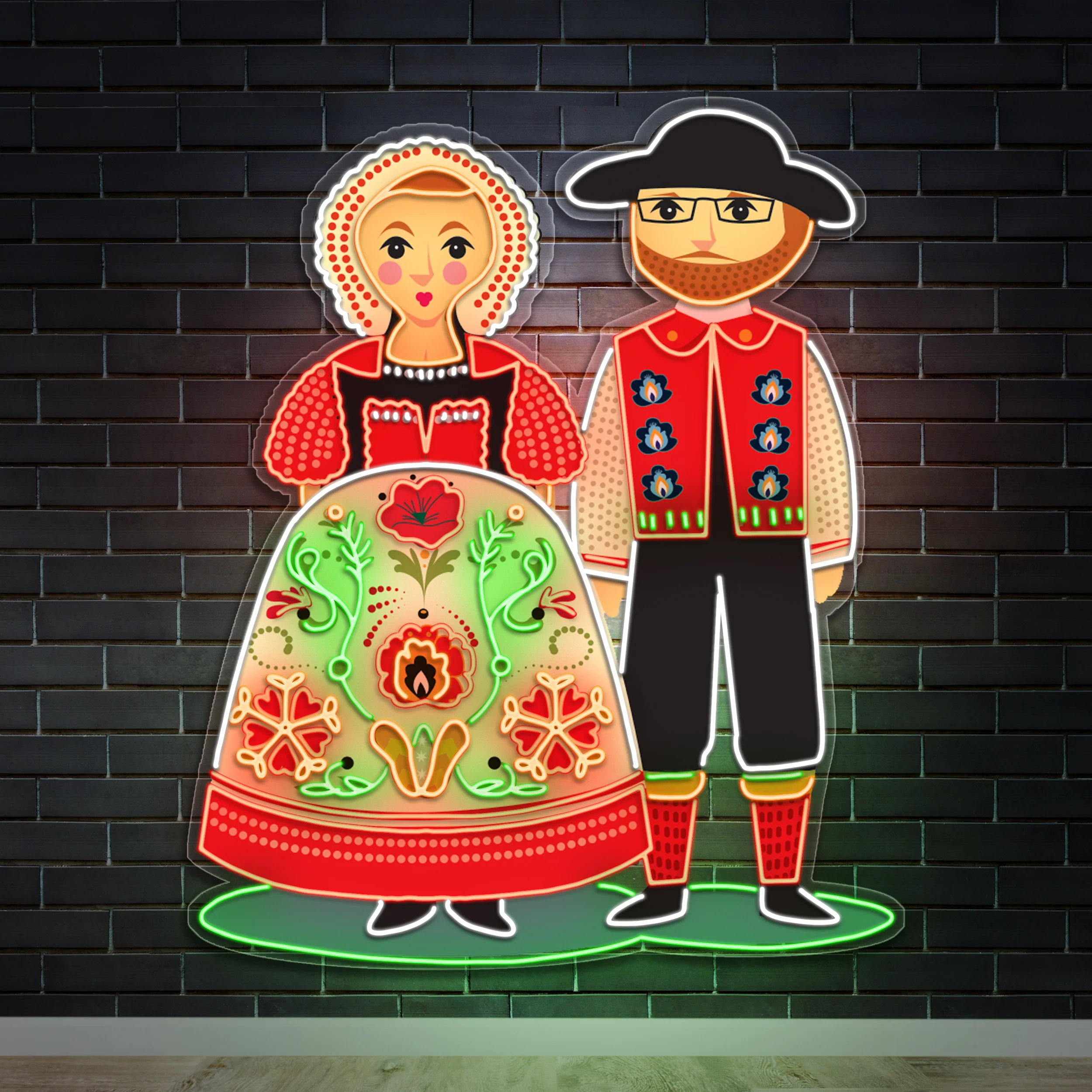 Couple - Premium Neon Artwork