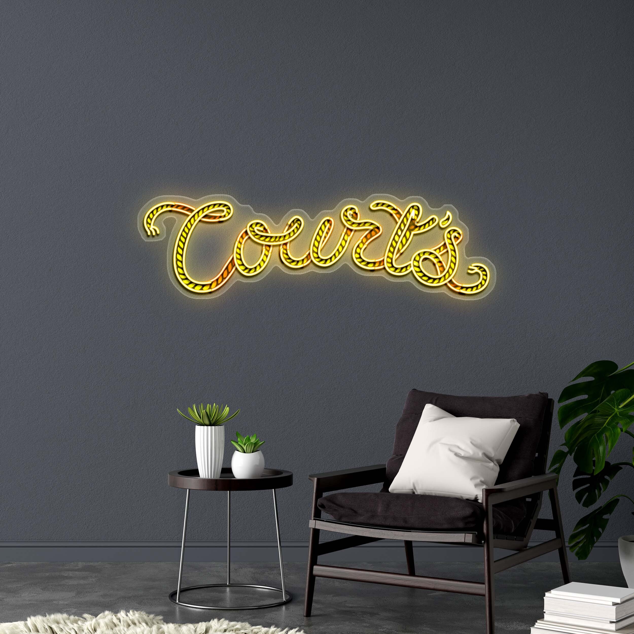 Court's - Premium Neon Artwork