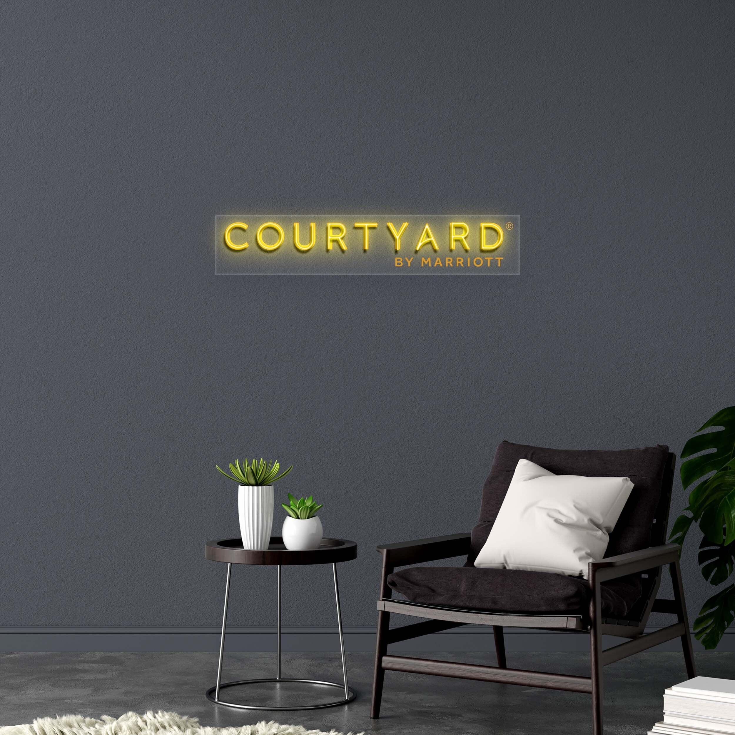 COURTYARD - Premium Neon Artwork