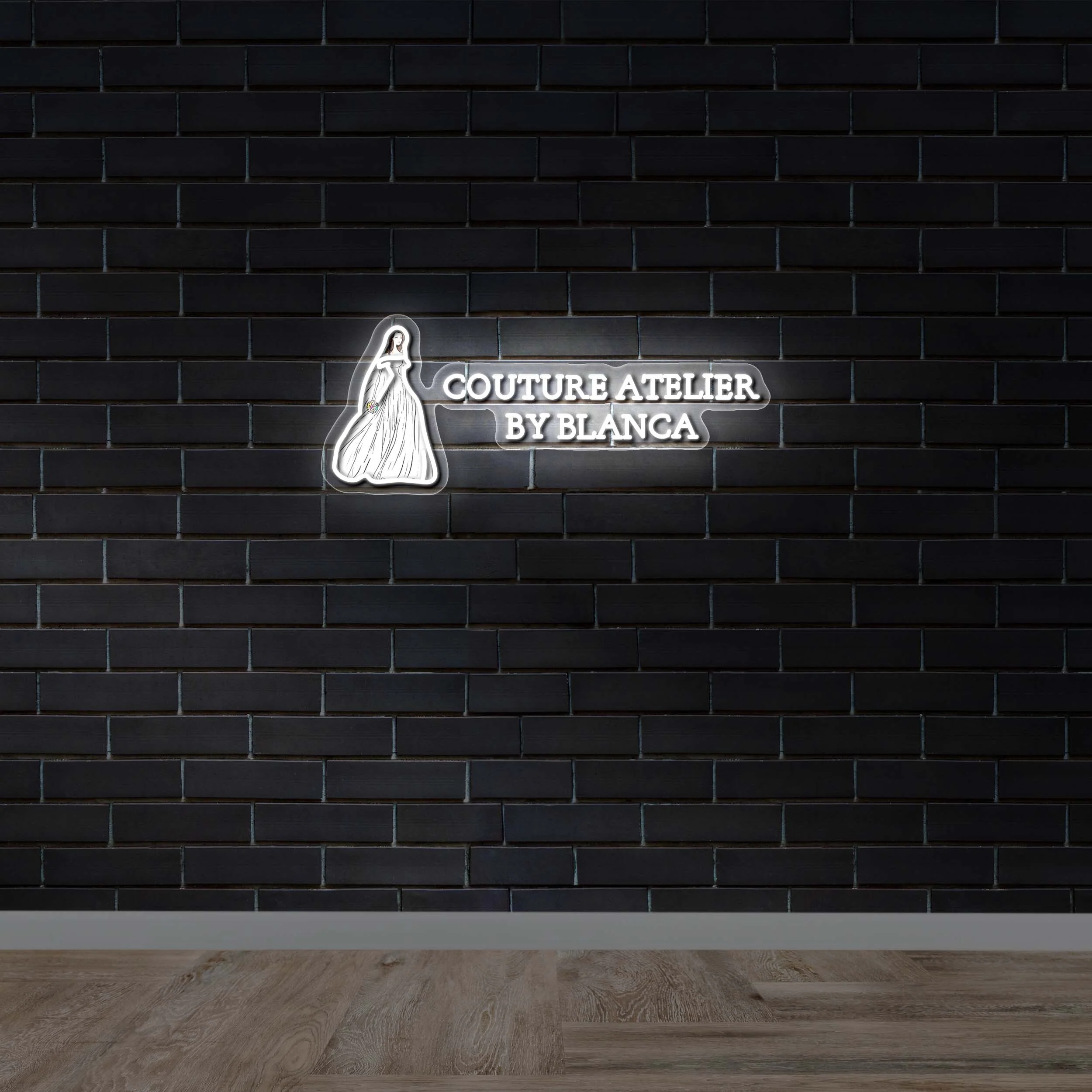 Couture Atelier By Blanca - Premium Neon Artwork