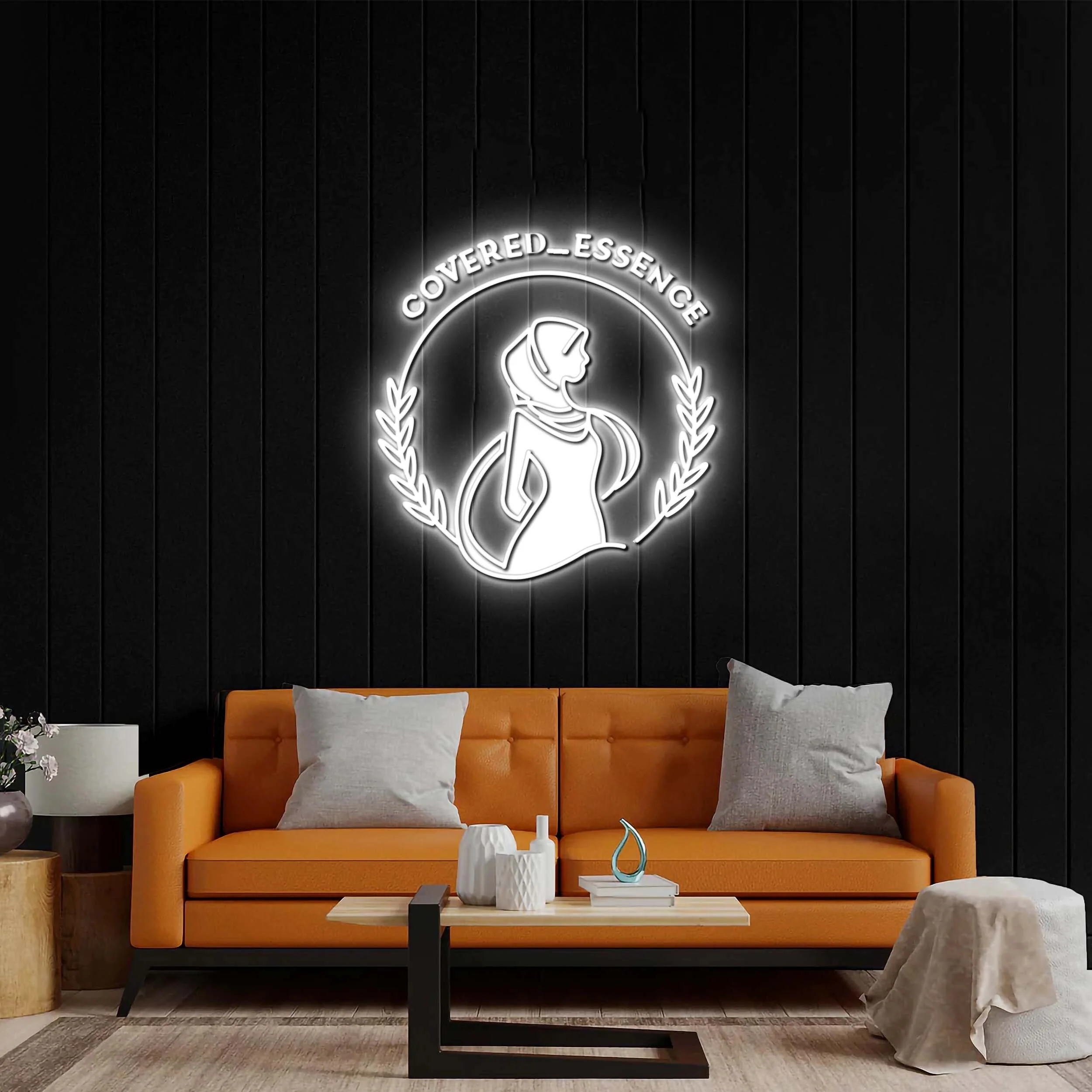 Covered Essence - Premium Neon Artwork - Image 2