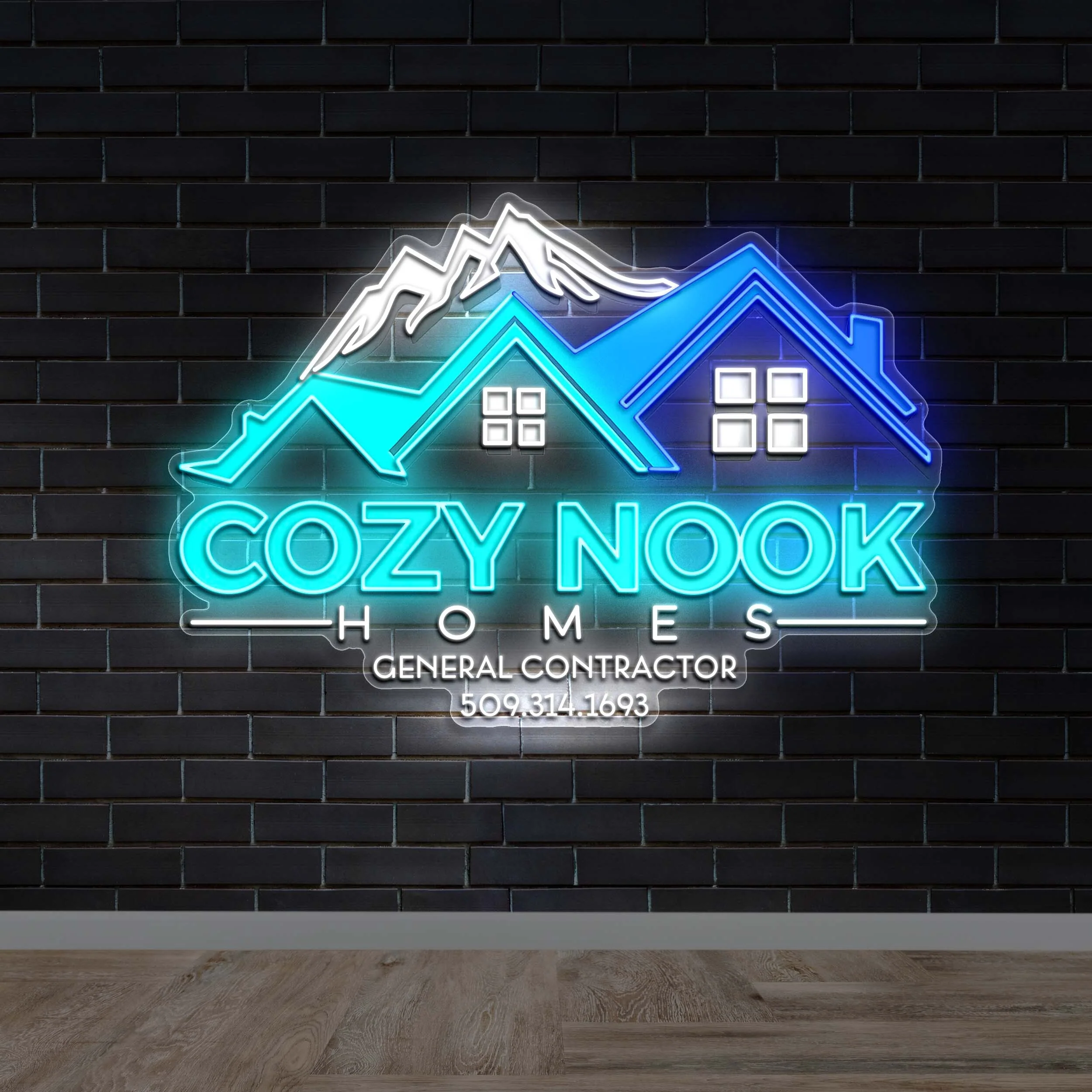 COZY NOOK HOMES General Contractor - Premium Neon Artwork