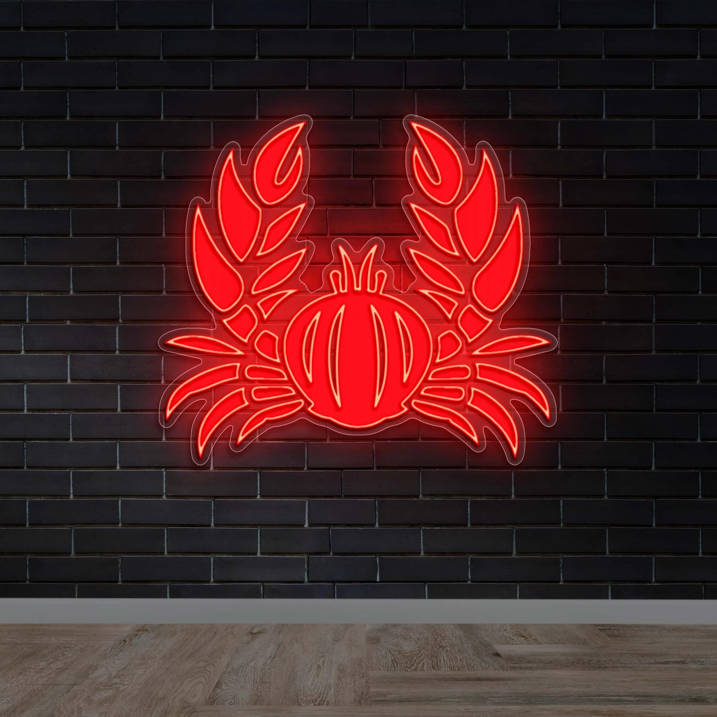 Crab - Premium Neon Artwork
