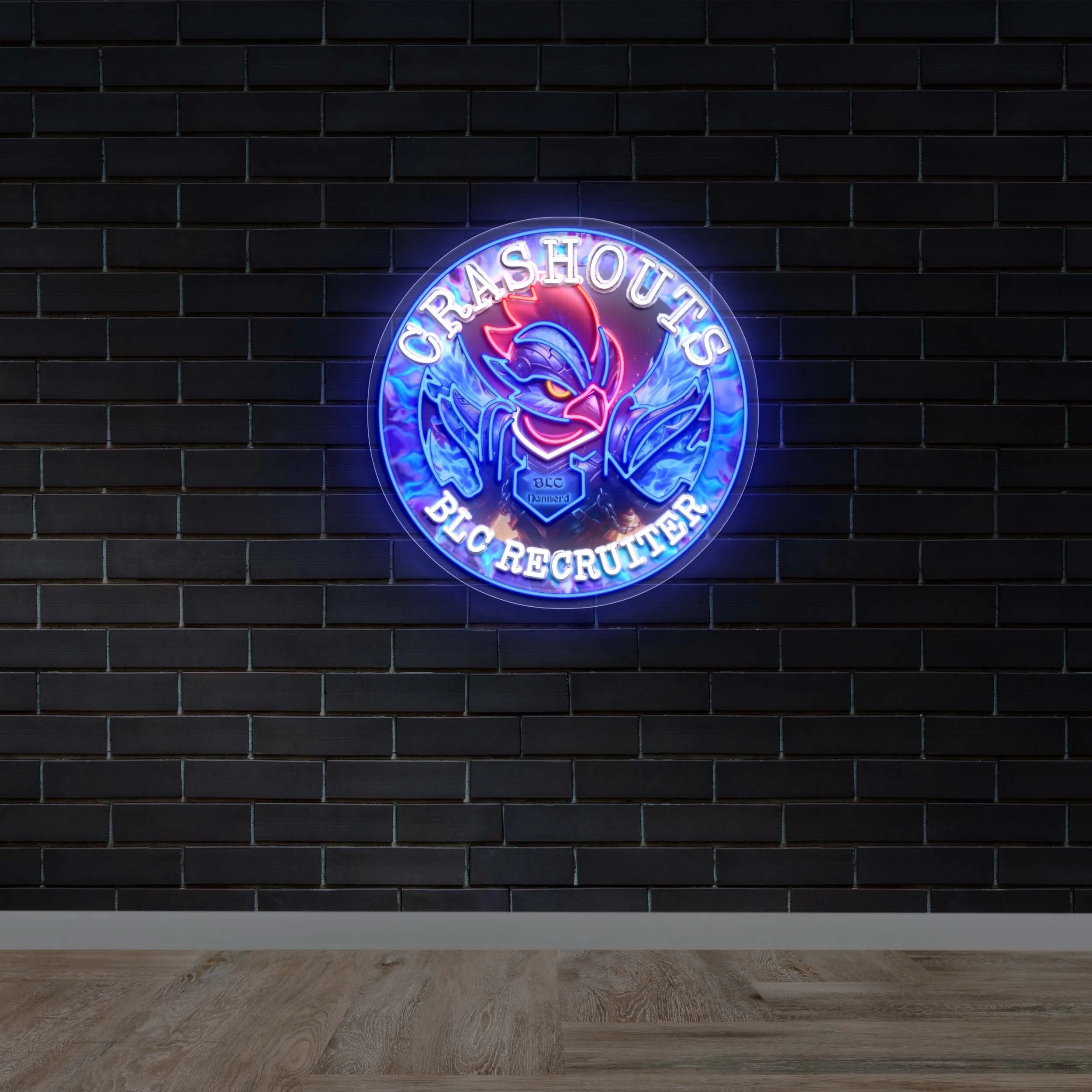 CRASHOUTS - Premium Neon Artwork