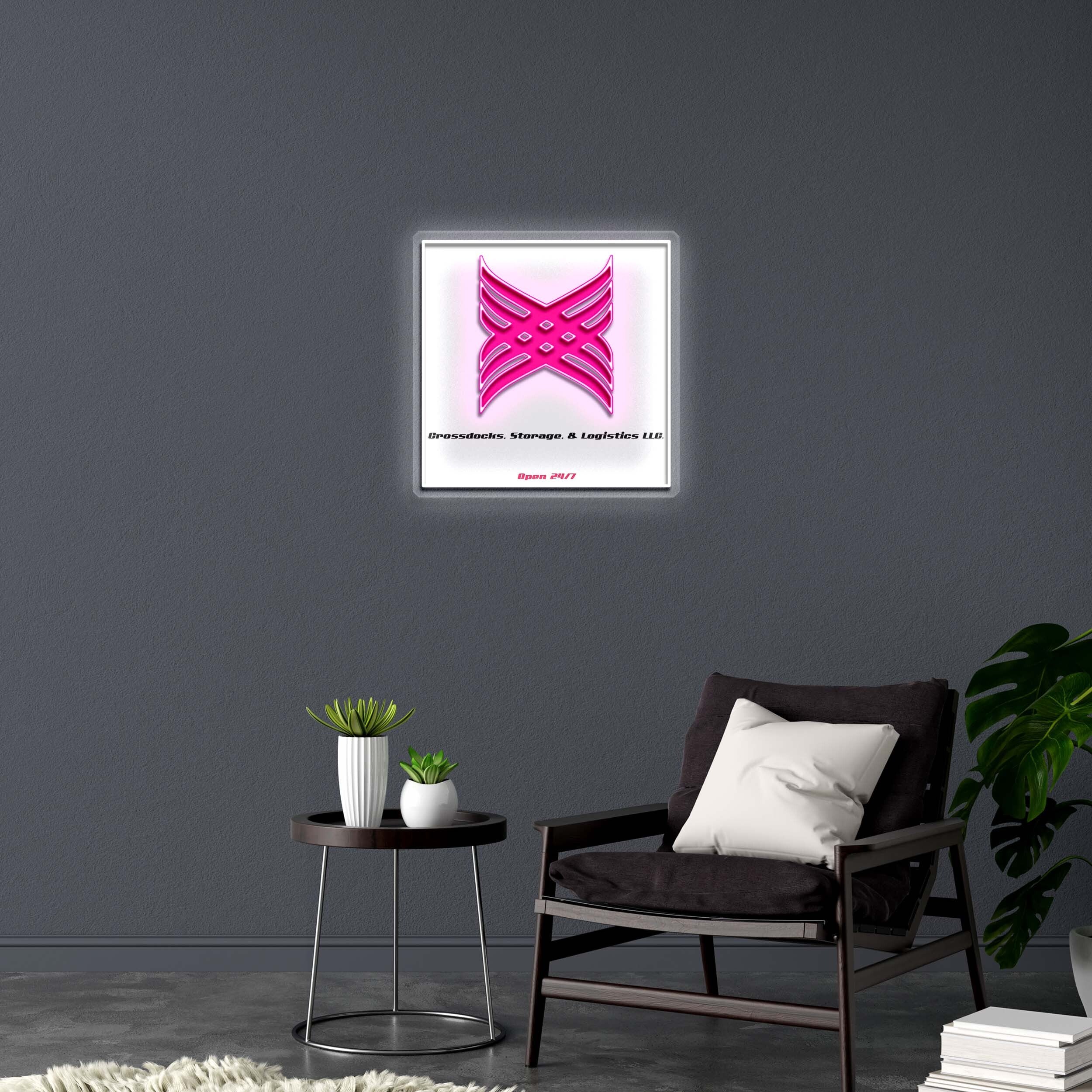 Crossdocks, Storage, & Logistics LLC - Premium Neon Artwork