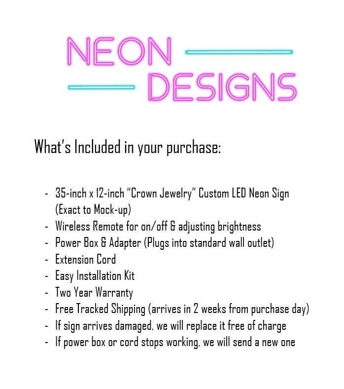 Crown Jewelry - Premium Neon Artwork - Image 2
