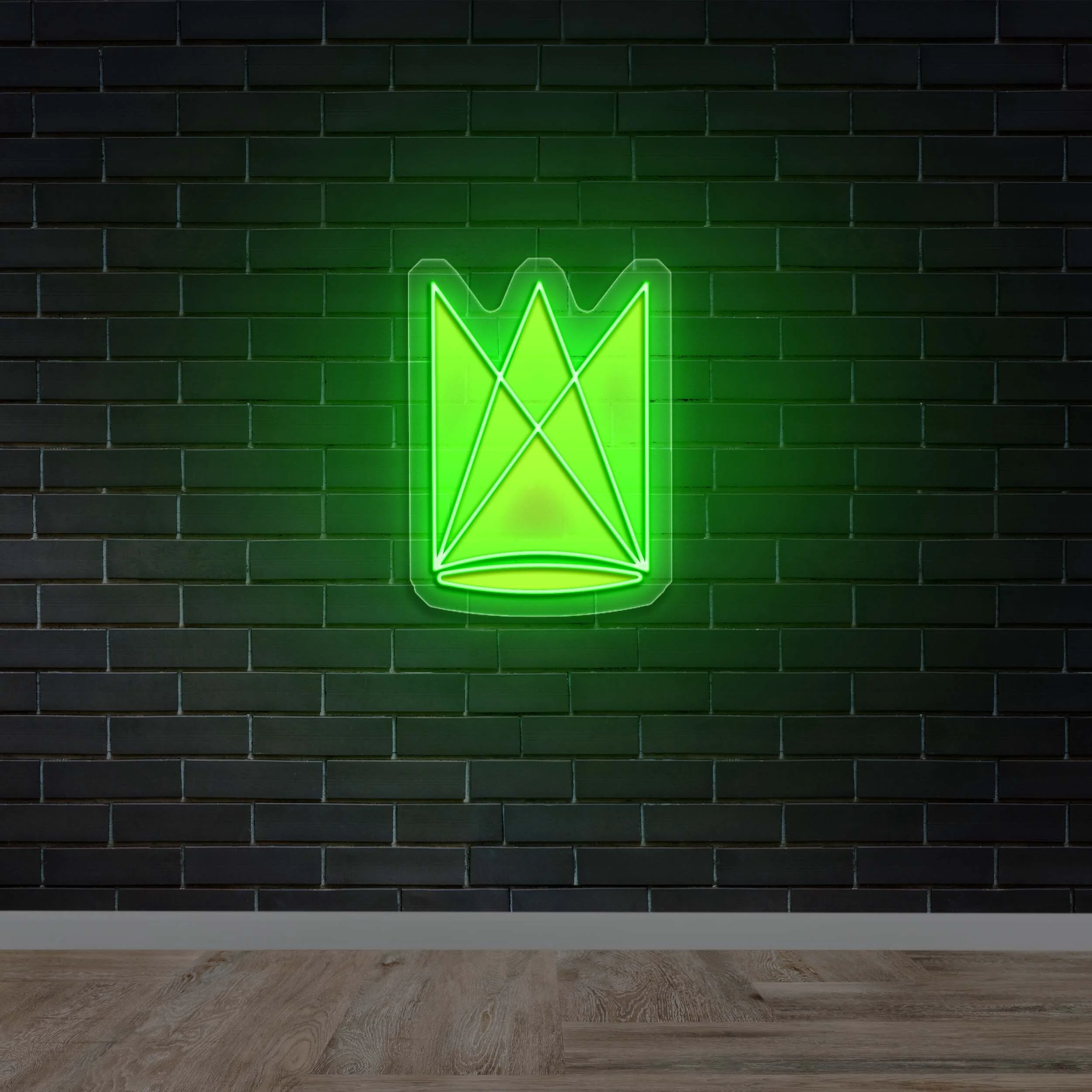 CROWN LOGO - Premium Neon Artwork