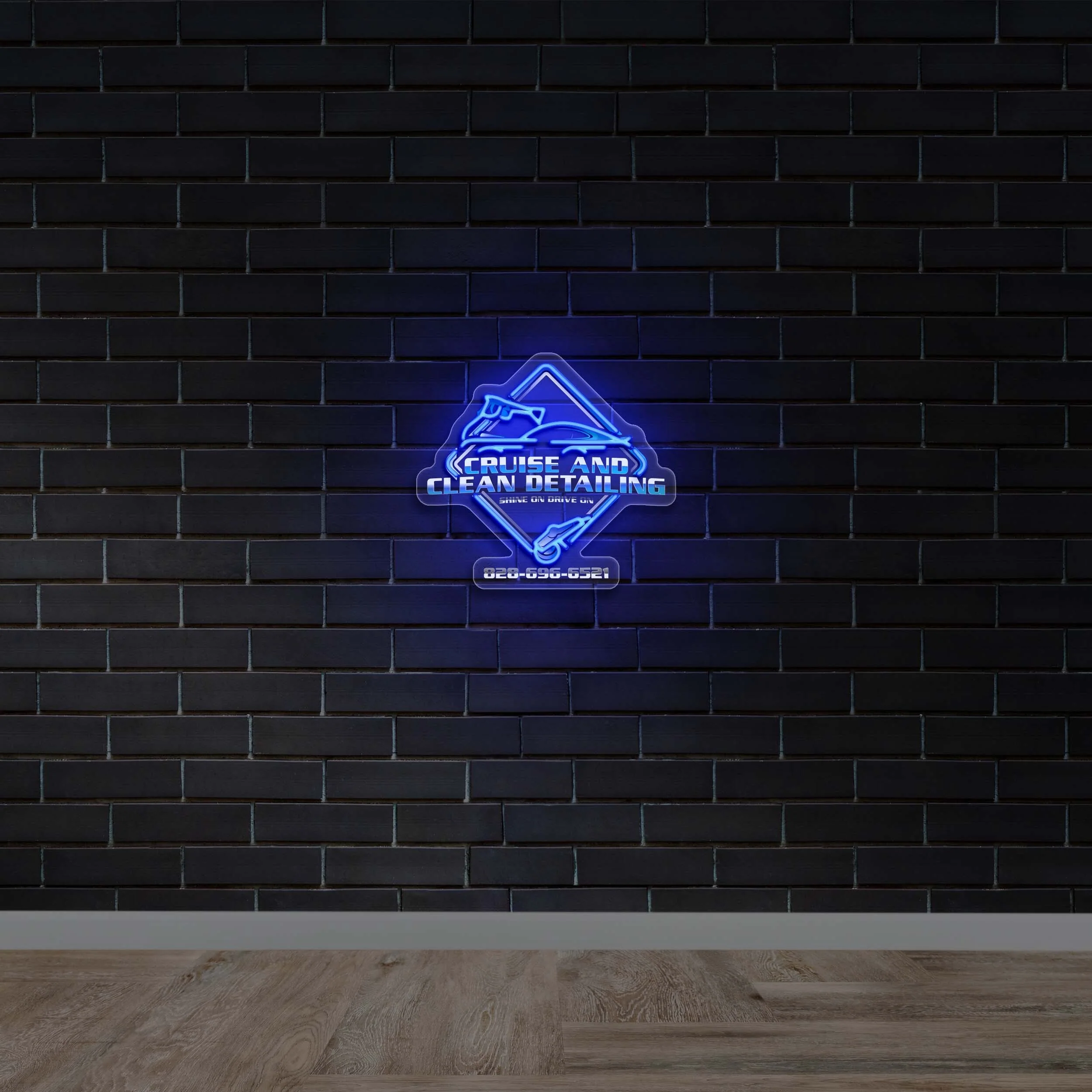 CRUISE AND CLEAN DETAILING - Premium Neon Artwork