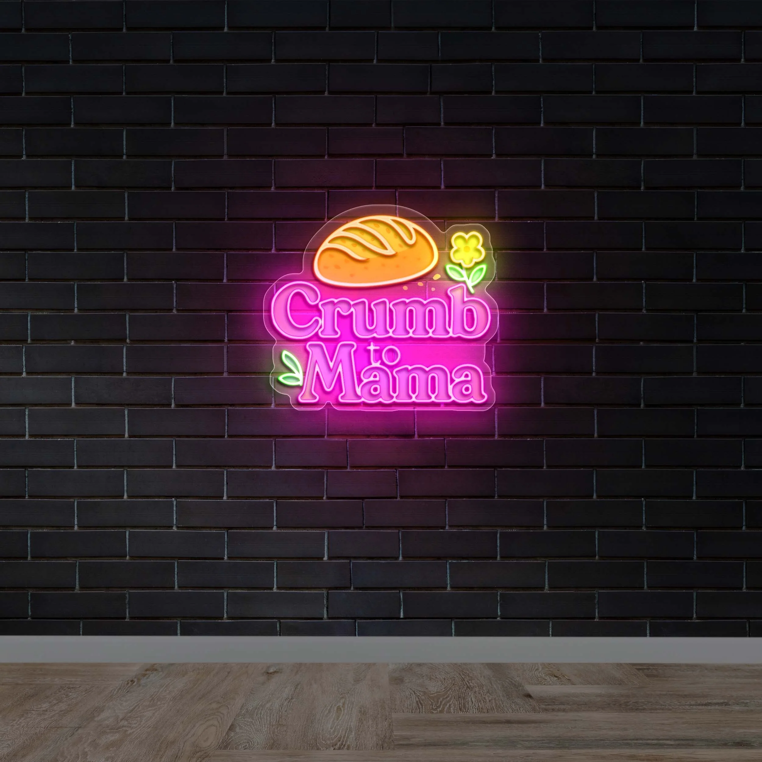 Crumb to Mama - Premium Neon Artwork - Image 2