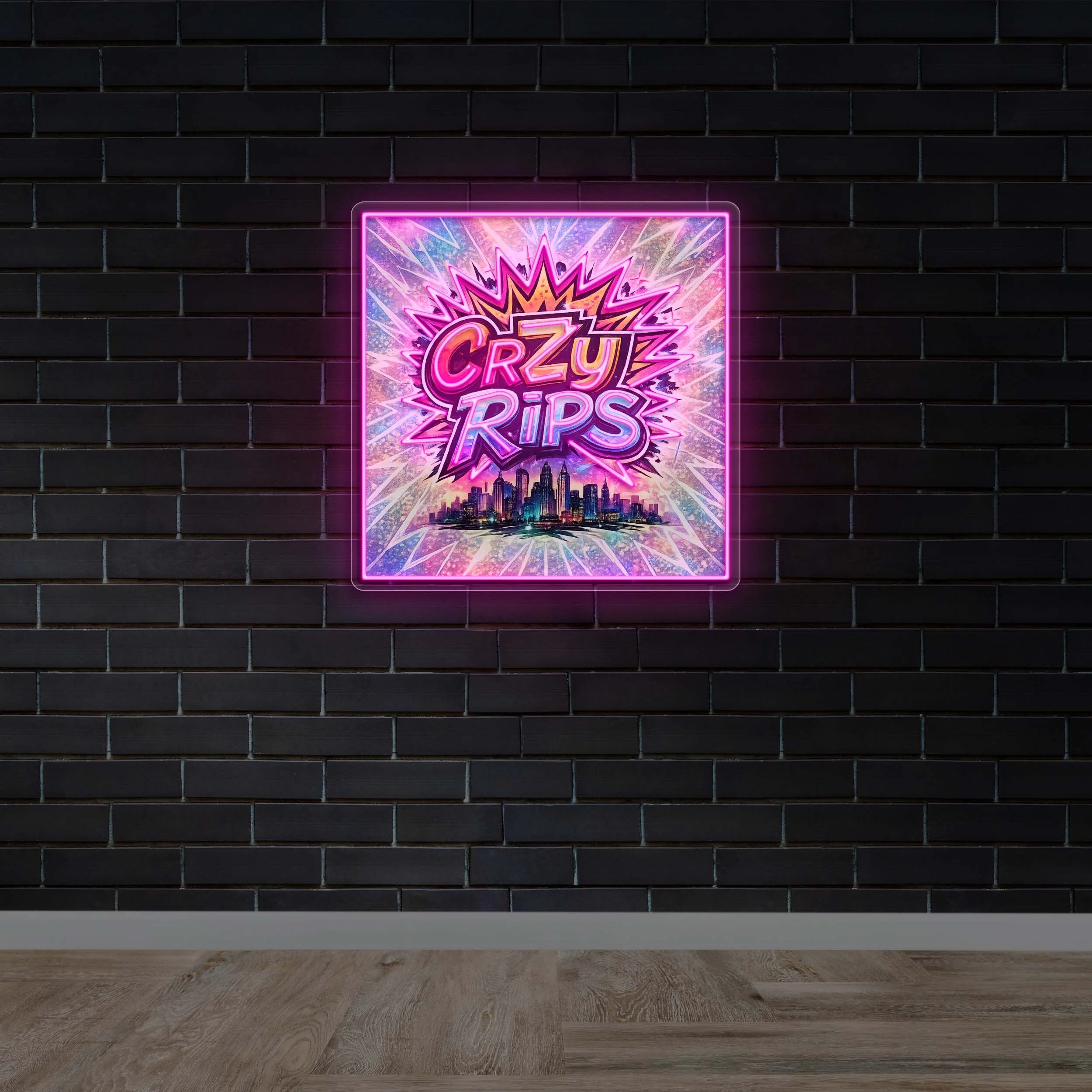 CrZy RiPS - Premium Neon Artwork