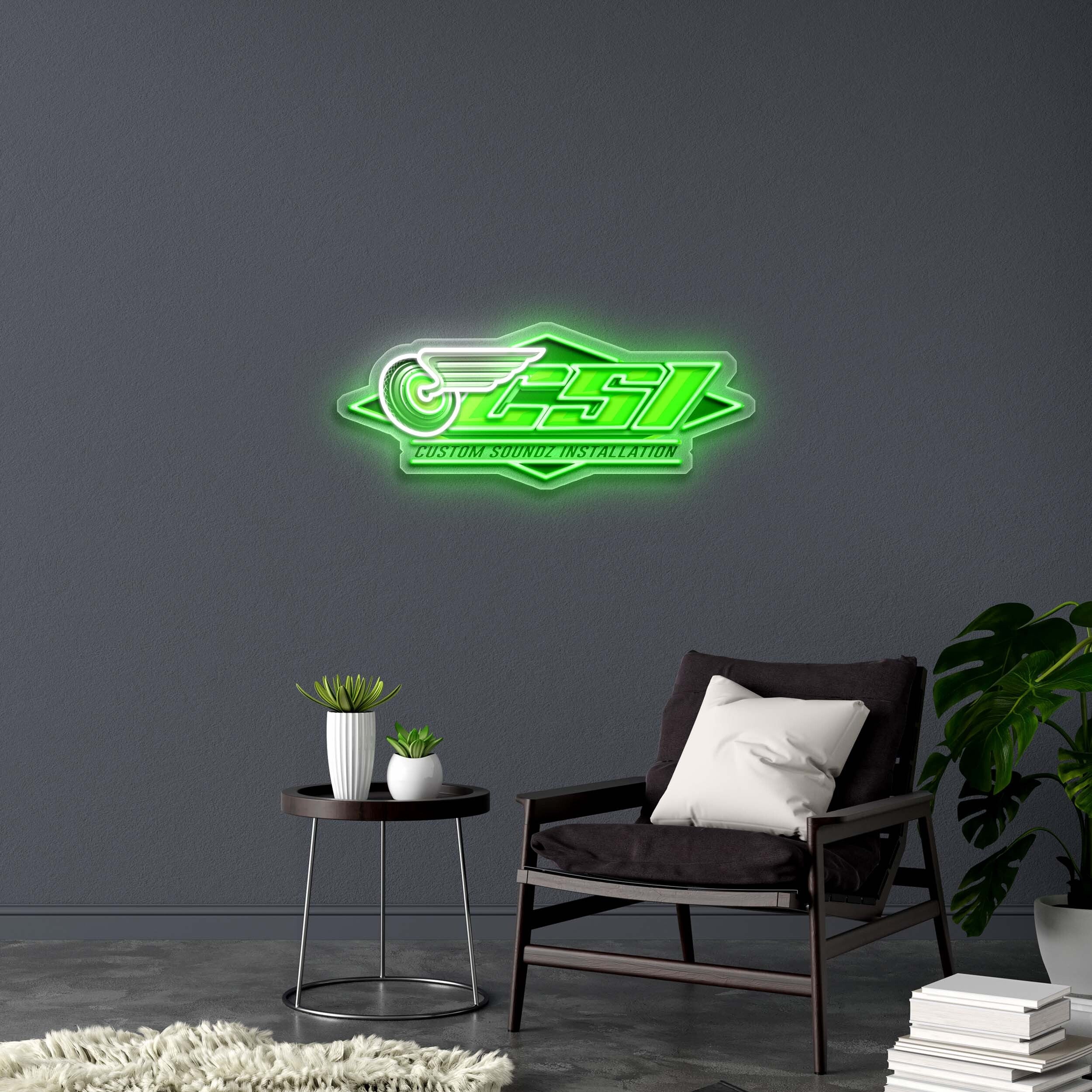 CSI - Premium Neon Artwork