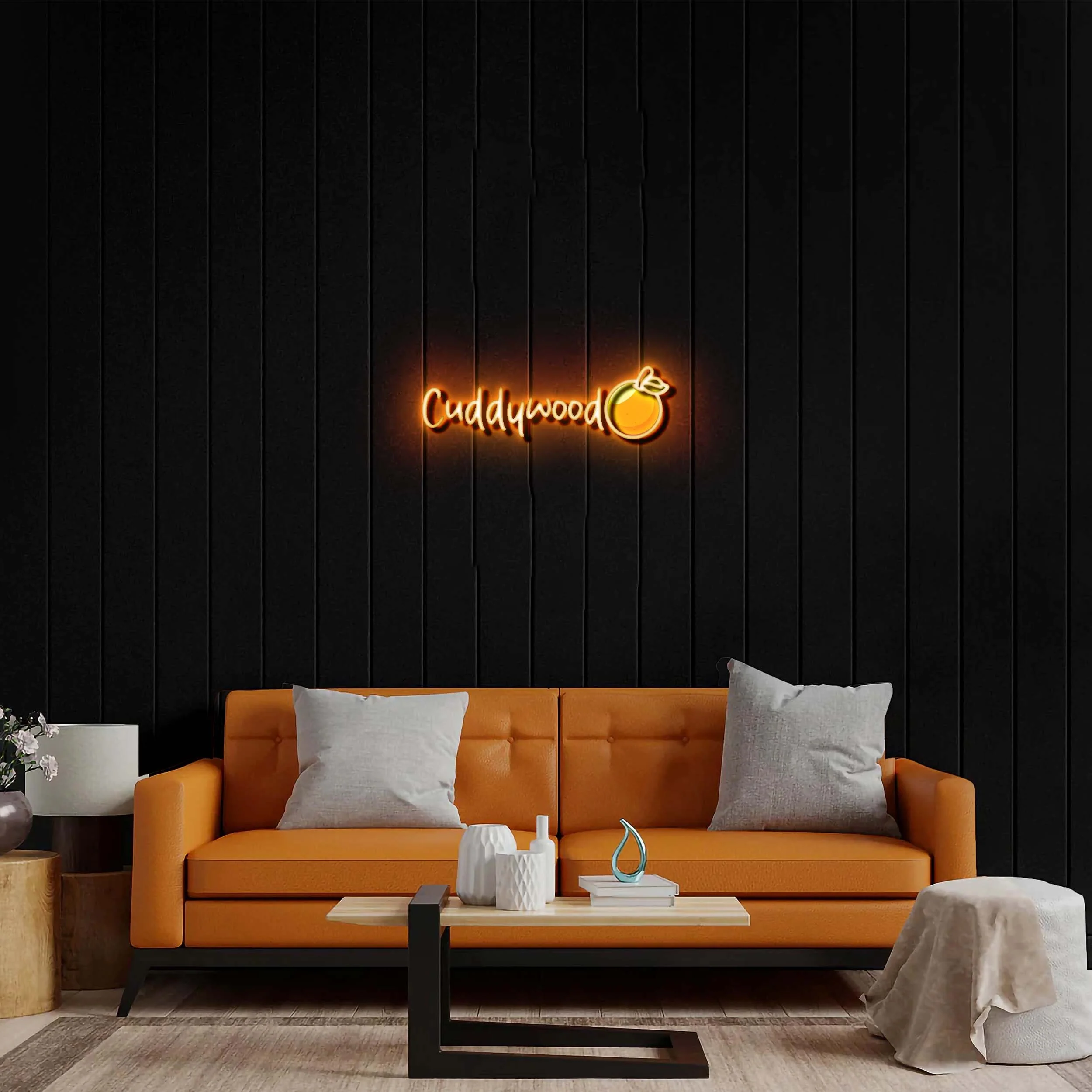 Cuddywood - Premium Neon Artwork