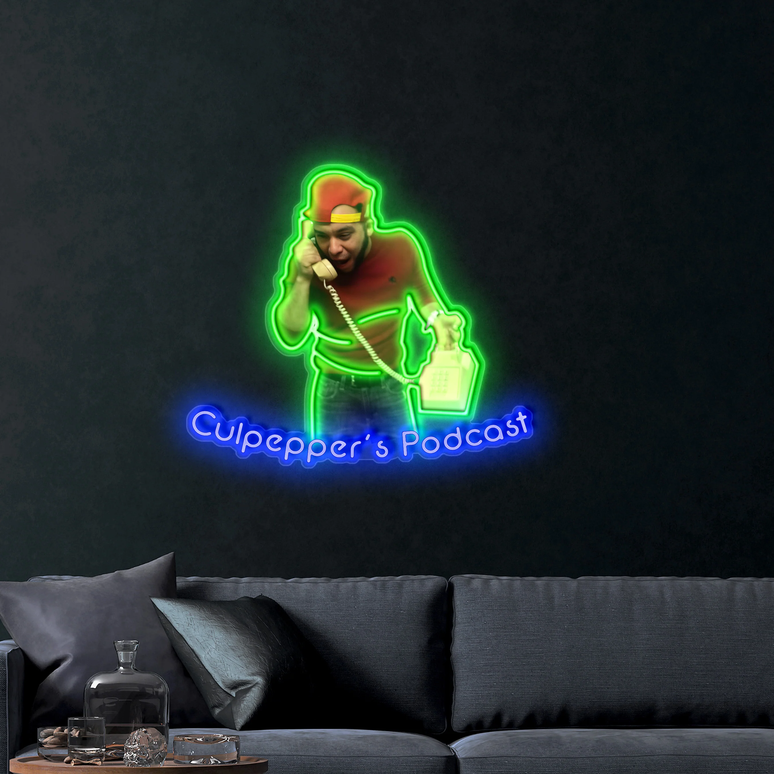 Culpepper's Podcast – Premium Neon Artwork