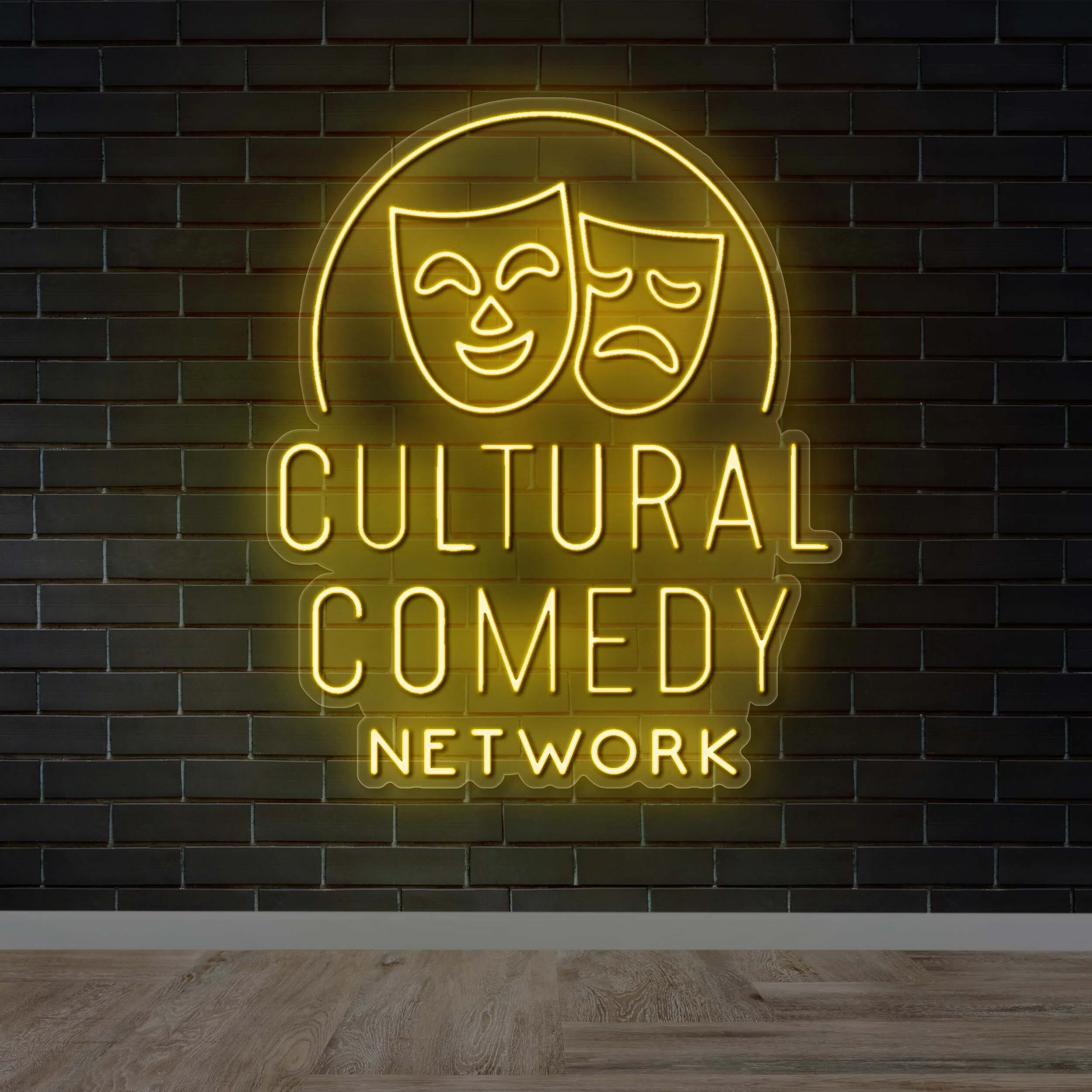 CULTURAL COMEDY NETWORK - Premium Neon Artwork