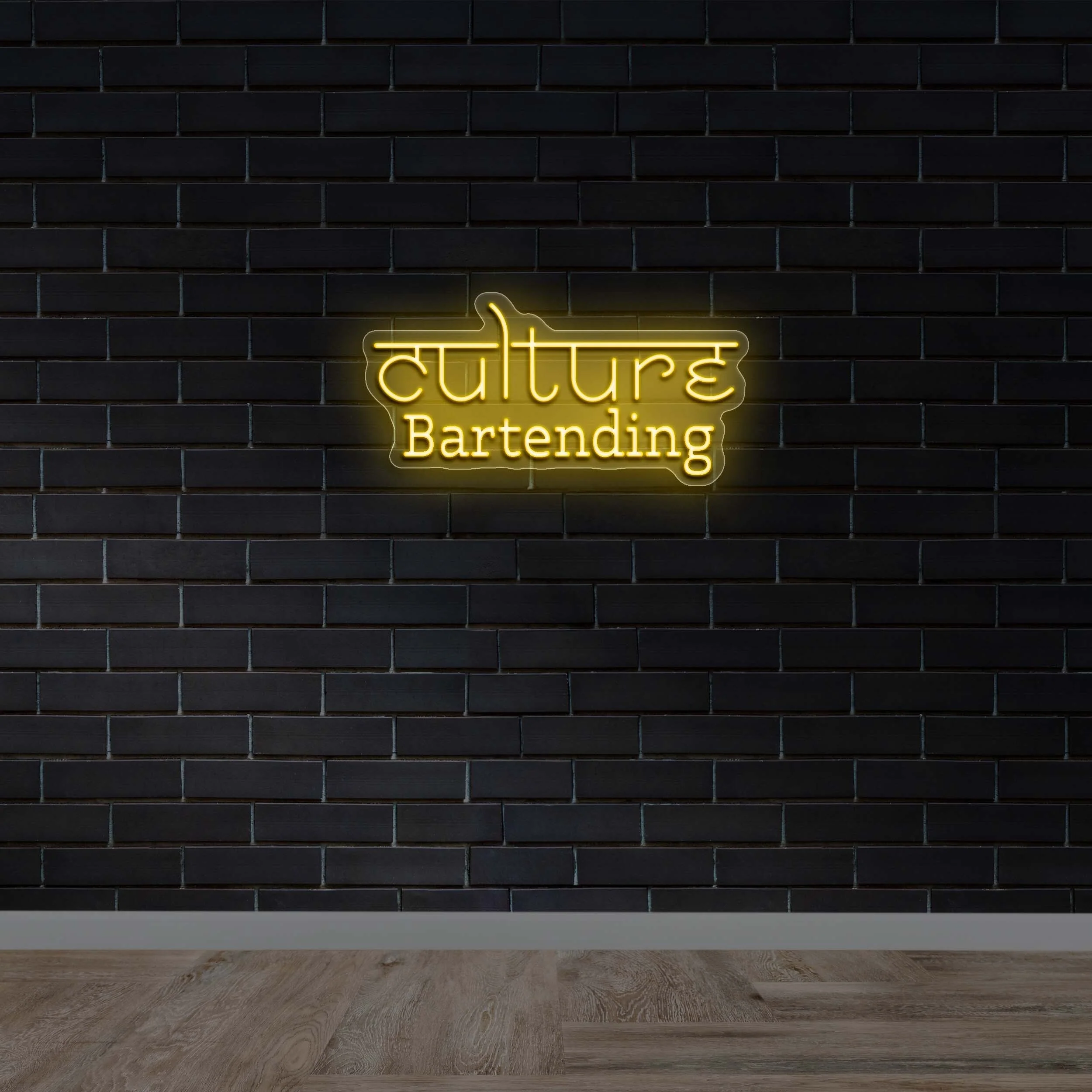 Culture Bartending - Premium Neon Artwork