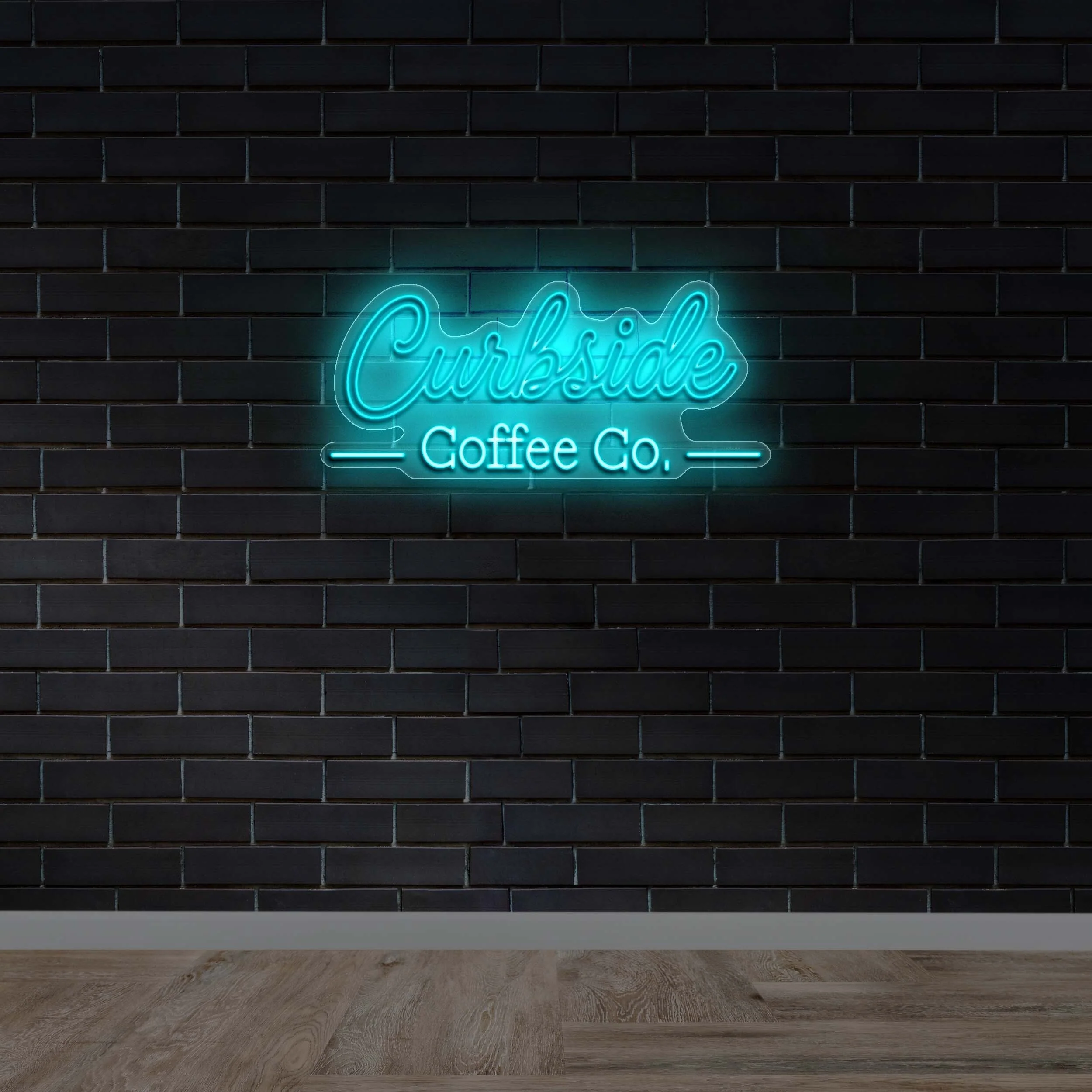 Curbside Coffee Co. (no bottom text) - Premium Neon Artwork - Image 2