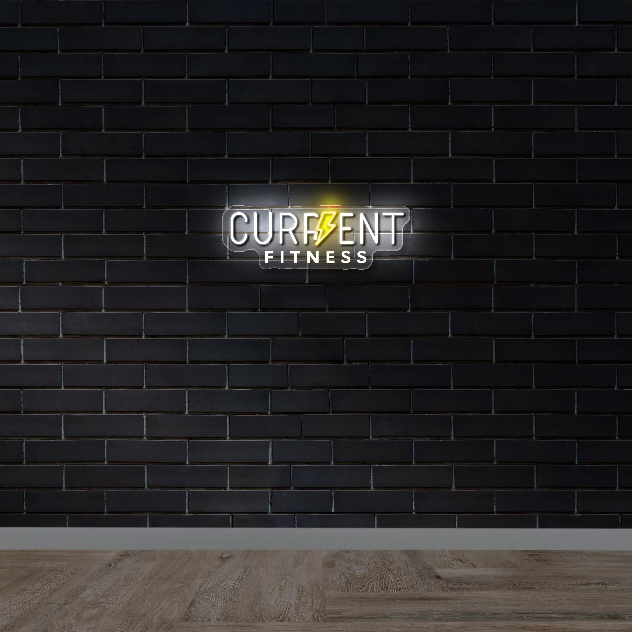 Current Fitness - Premium Neon Artwork