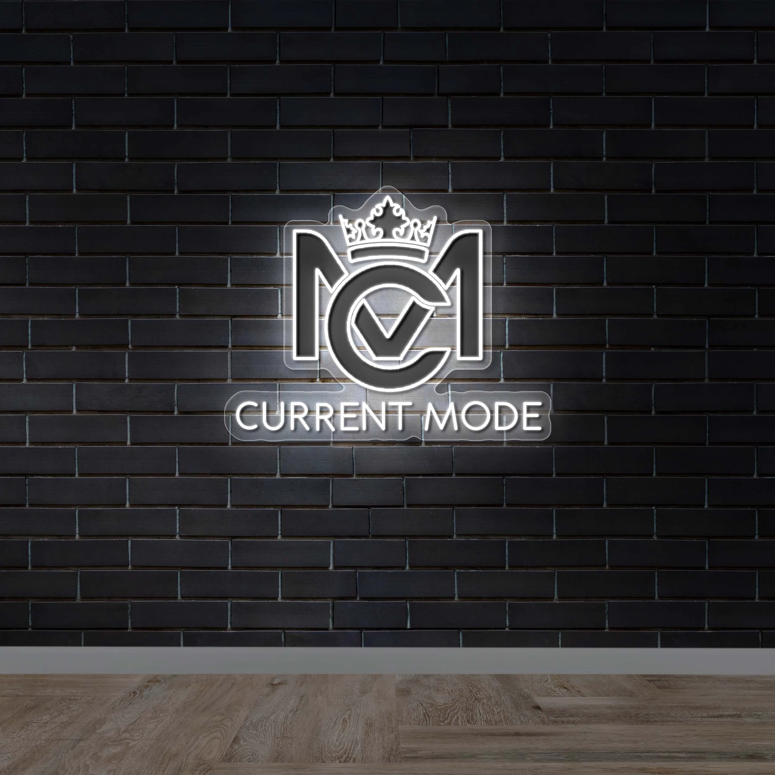 Current Mode - Premium Neon Artwork