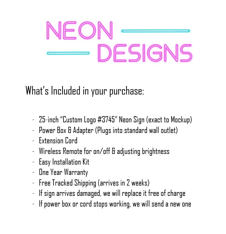 Custom Logo #3745 - Premium Neon Artwork - Image 2