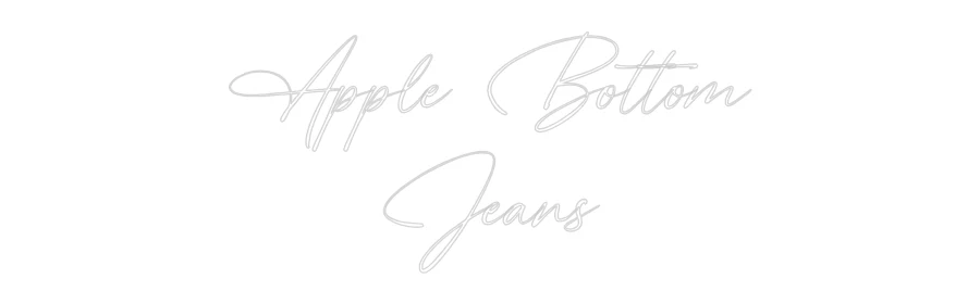 Custom Neon: Apple Bottom... - Image 2