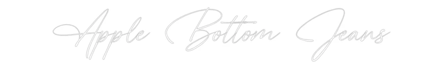 Custom Neon: Apple Bottom ... - Image 2