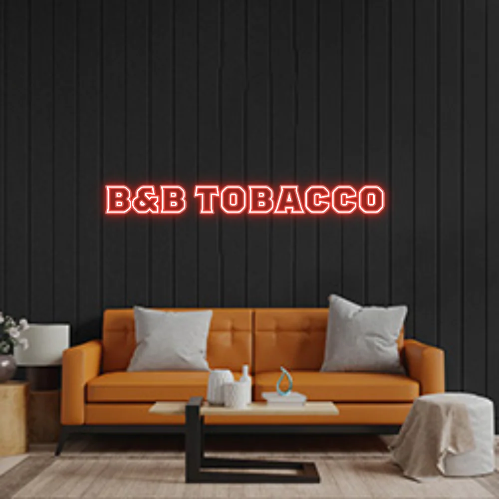 Custom Neon: B&B TOBACCO