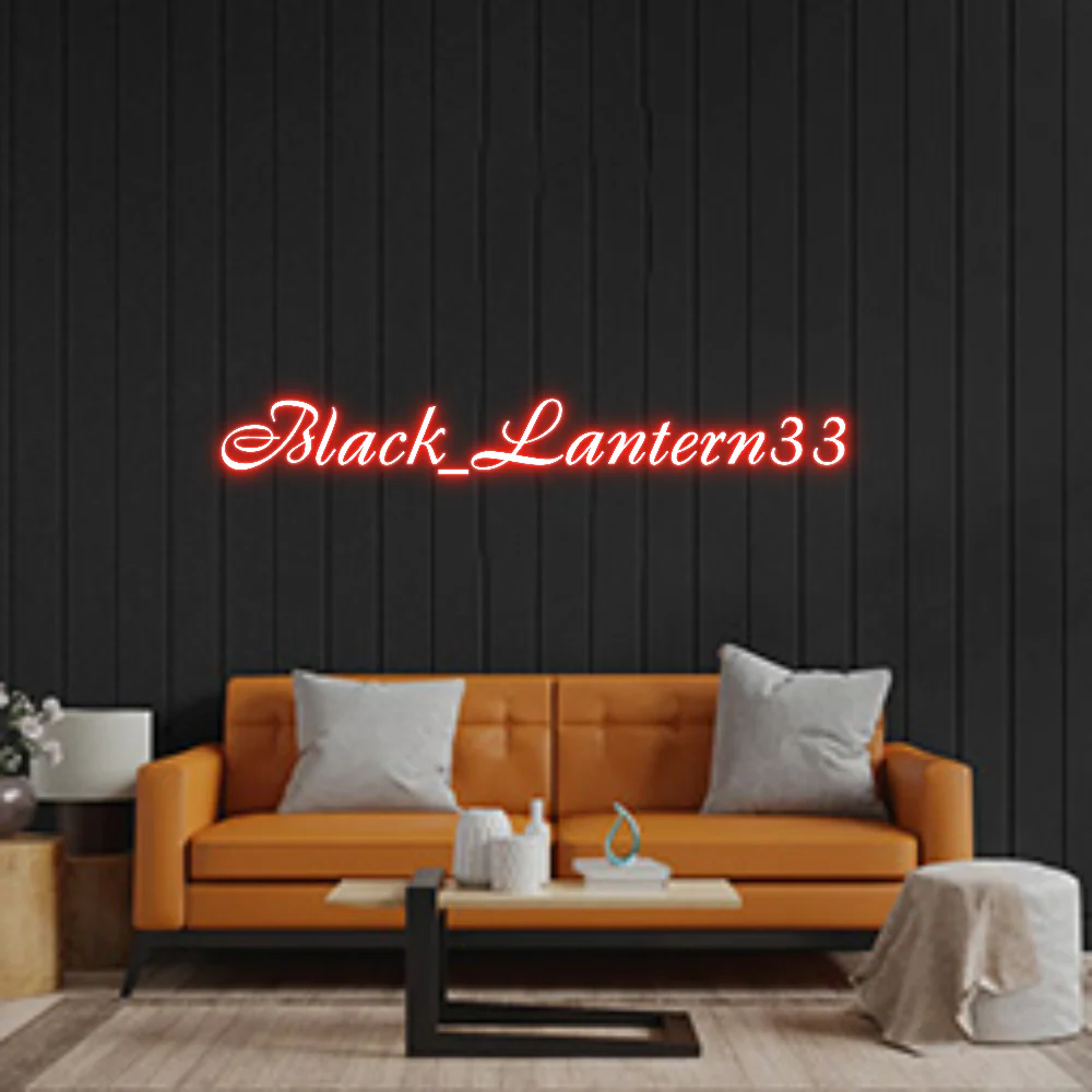 Custom Neon: Black_Lantern...