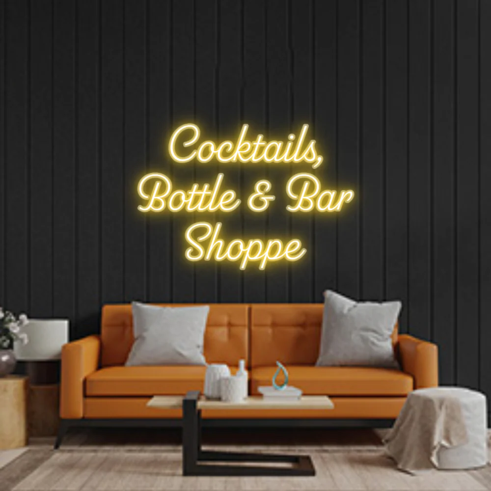 Custom Neon: Cocktails,
B...
