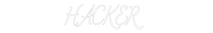 Custom Neon: HACKER - Image 2