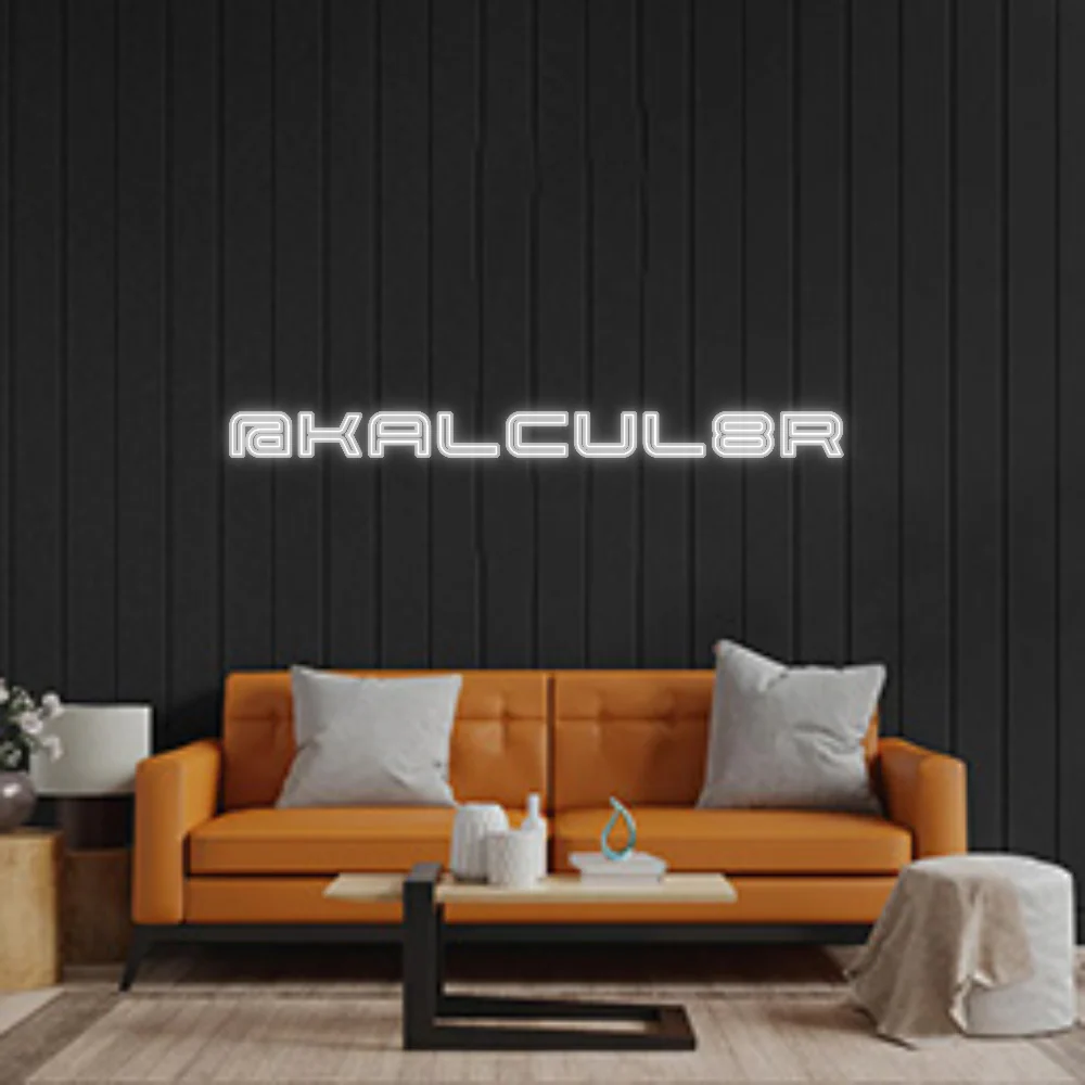 Custom Neon: @kalcul8r