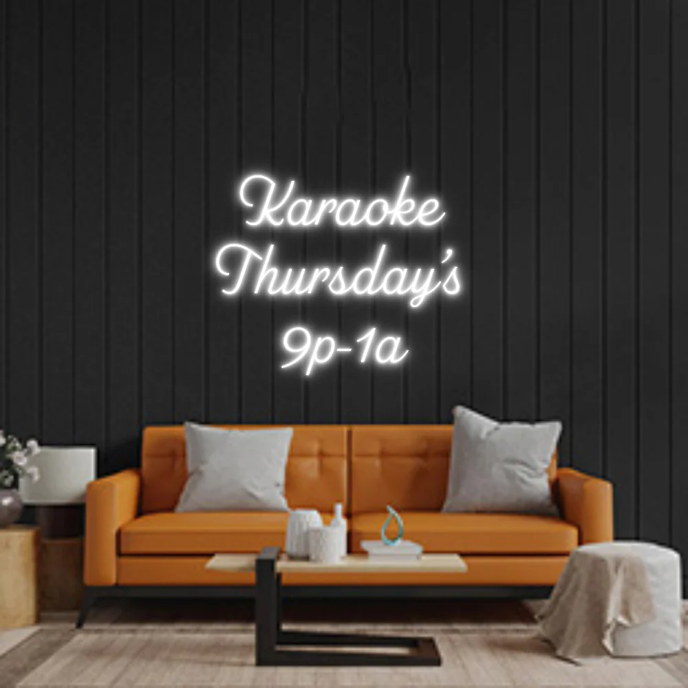 Custom Neon: Karaoke 
Thu...