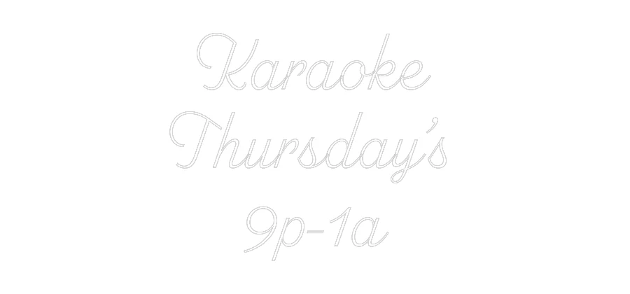 Custom Neon: Karaoke 
Thu... - Image 2