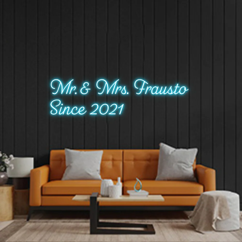 Custom Neon: Mr. & Mrs. Fr...