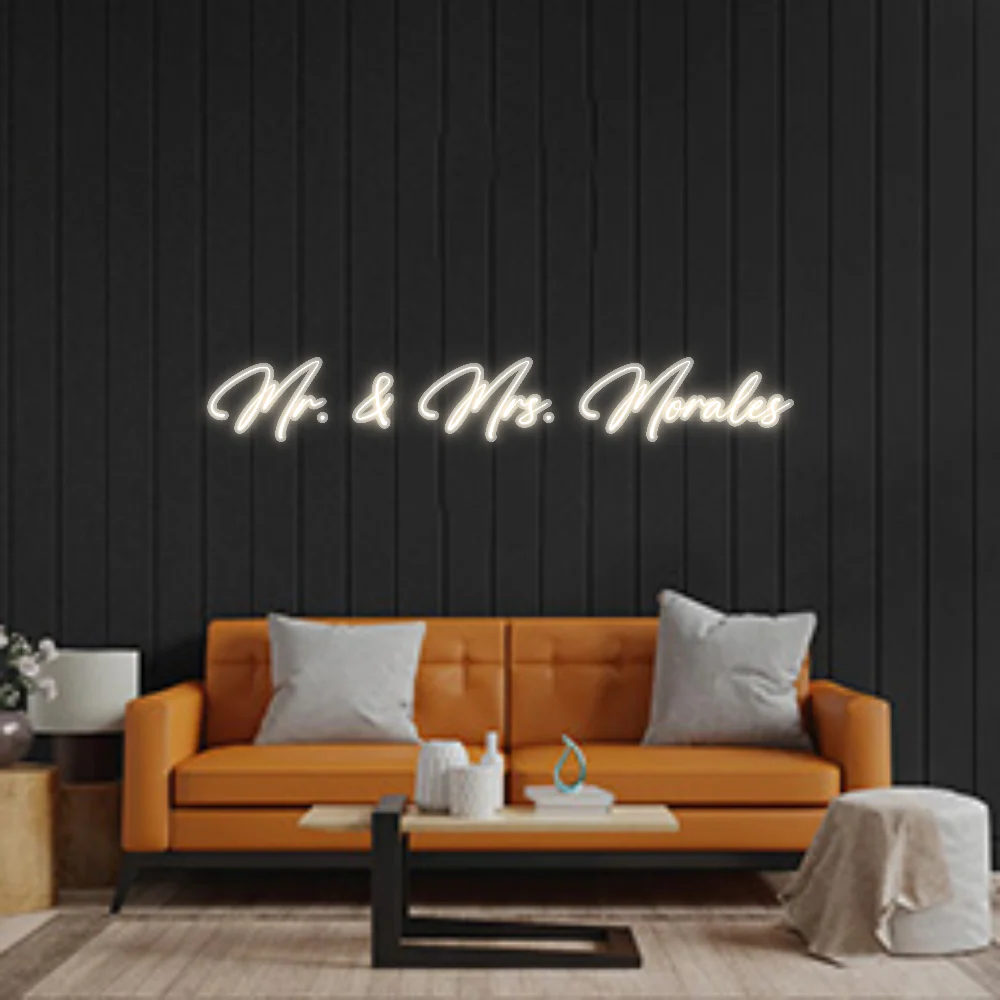 Custom Neon: Mr. & Mrs. Mo...