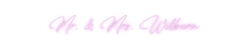 Custom Neon: Mr. & Mrs. Wi... - Image 2