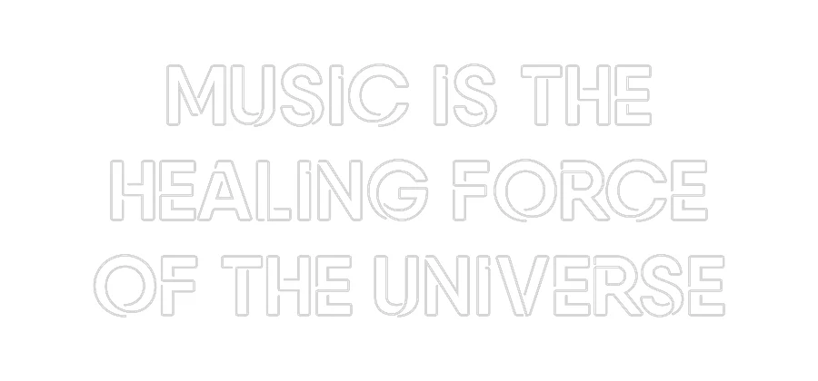 Custom Neon: MUSIC IS THE
... - Image 2
