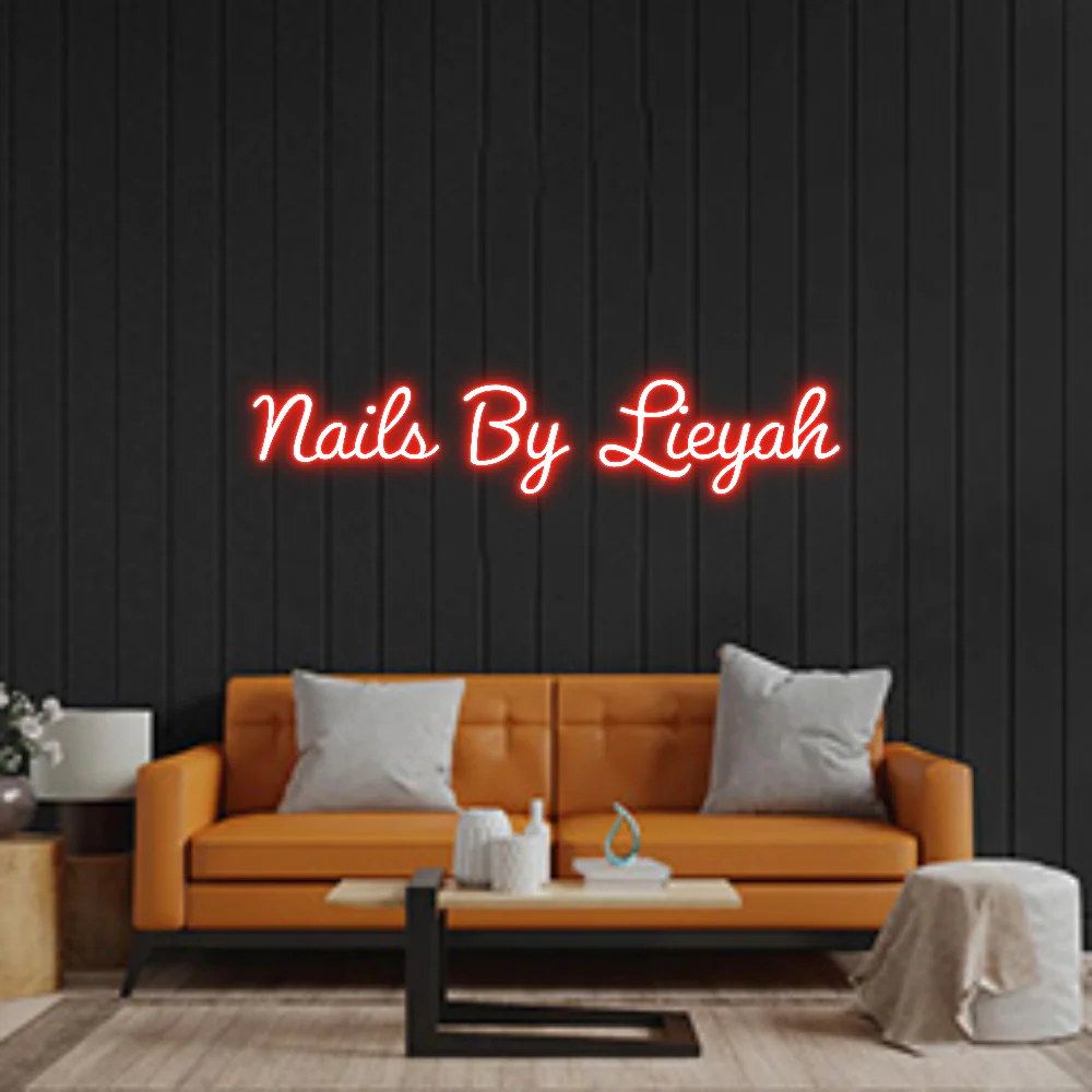 Custom Neon: Nails By Lieyah