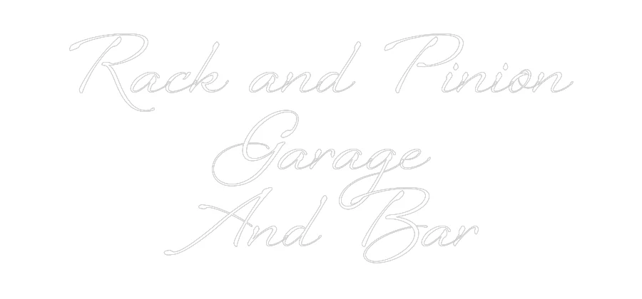 Custom Neon: Rack and Pini... - Image 2