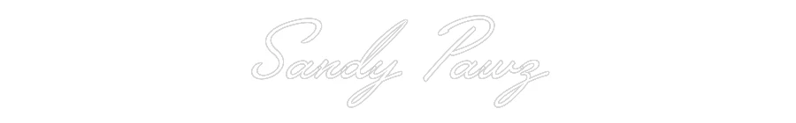 Custom Neon: Sandy Pawz - Image 2