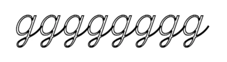 Custom Neon Sign: gggggggg - Image 2