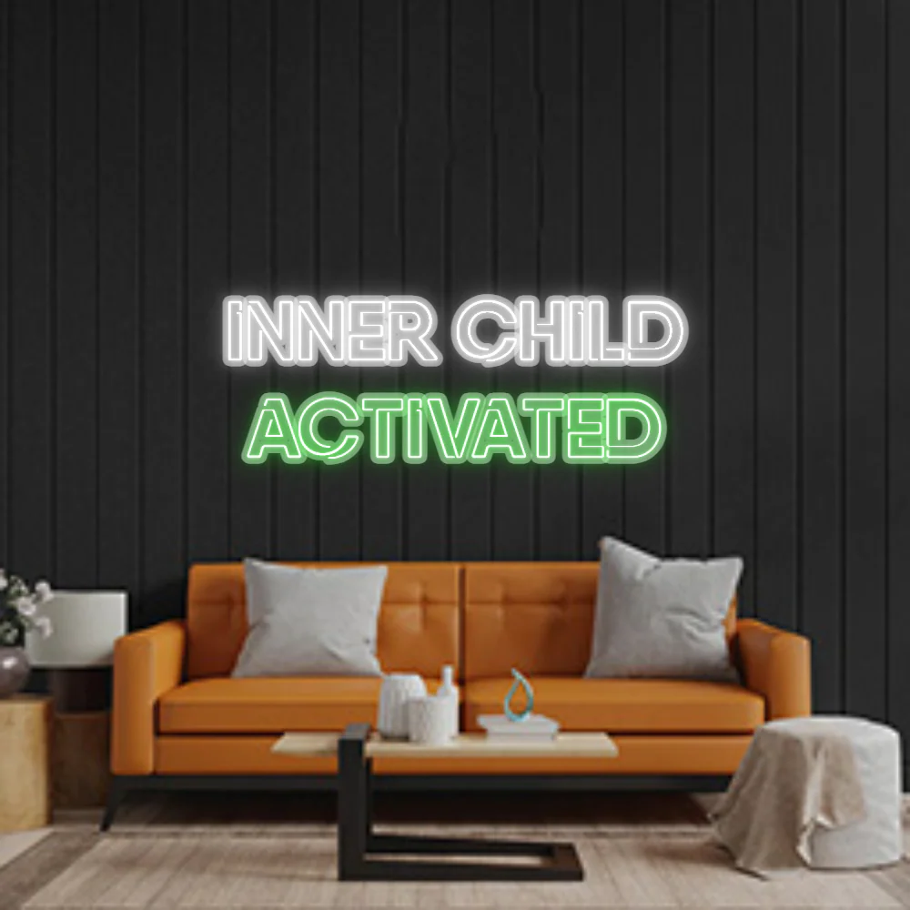 Custom Neon Sign: INNER CHILD ACT...