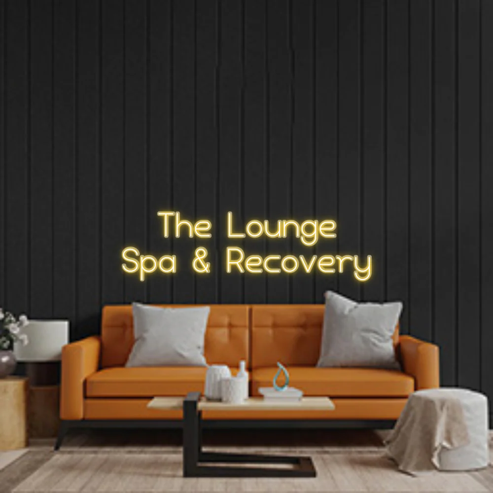Custom Neon Sign: The Lounge Spa...