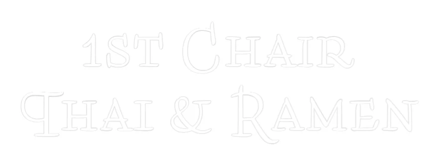 Custom Neon Sign: 1st Chair Thai... - Image 2