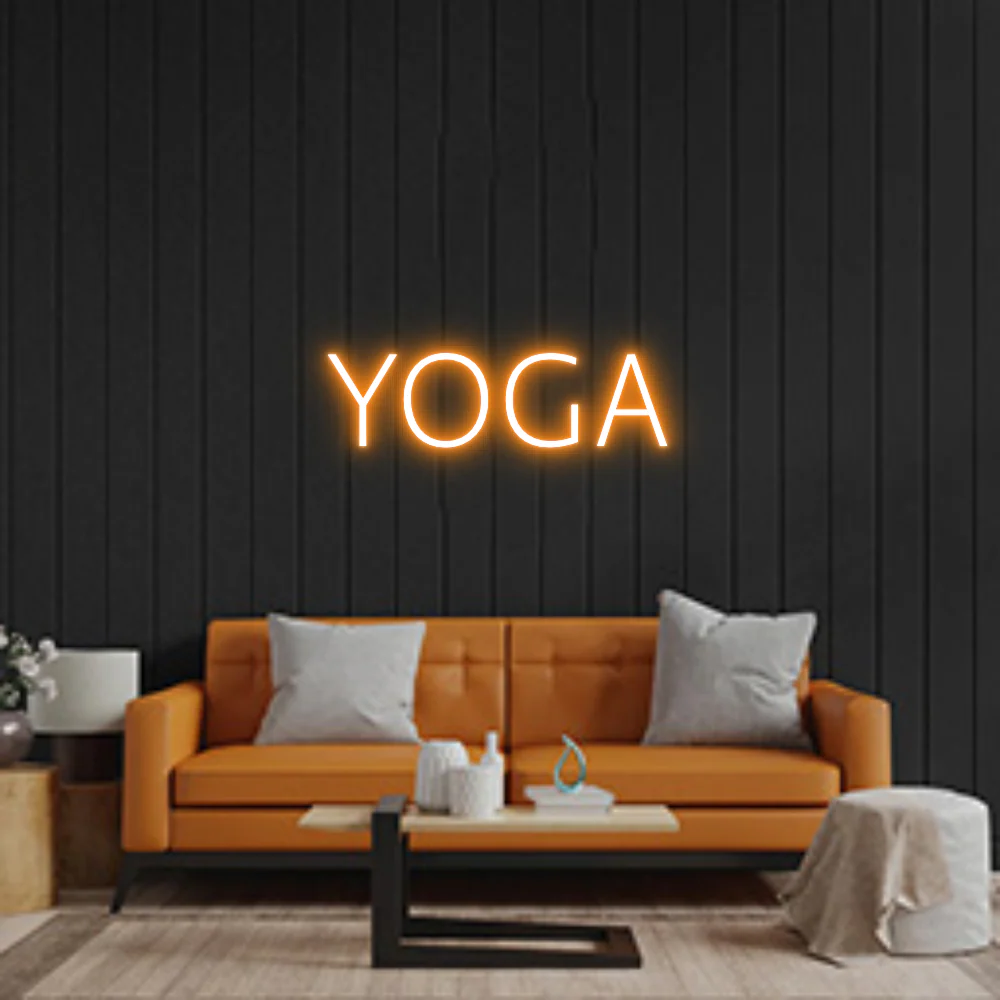 Custom Neon Sign: YOGA