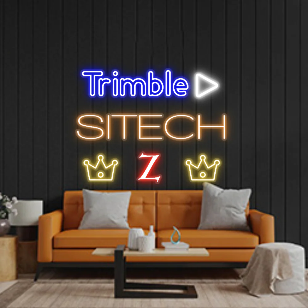 Custom Neon Sign: Trimble SITECH...