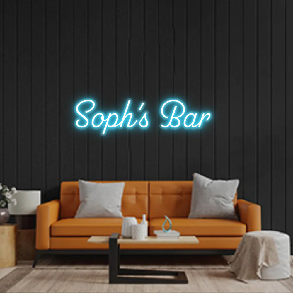 Custom Neon Sign: Soph's Bar