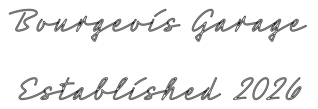 Custom Neon Sign: Bourgeois Garag... - Image 2