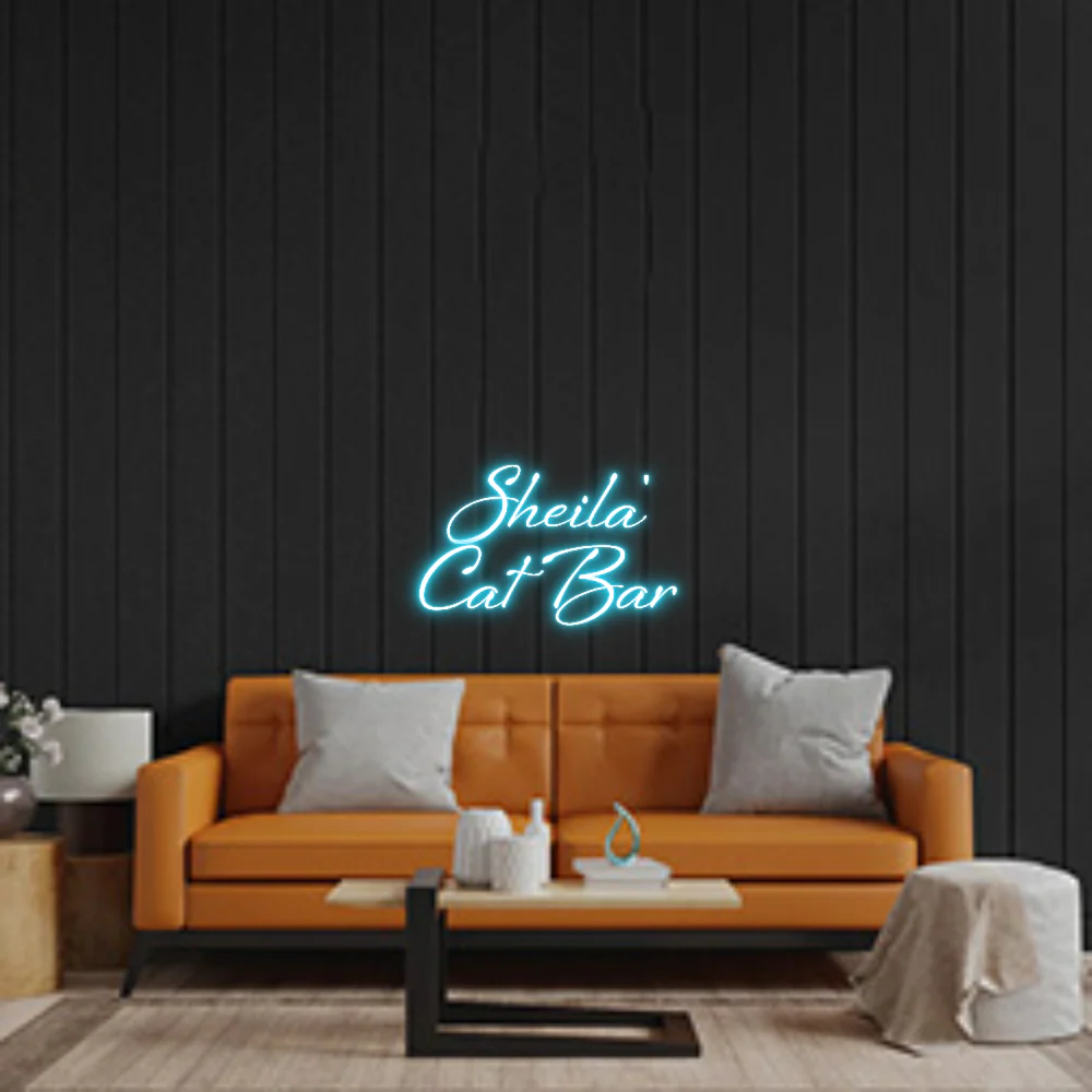 Custom Neon Sign: Sheila' Cat Bar